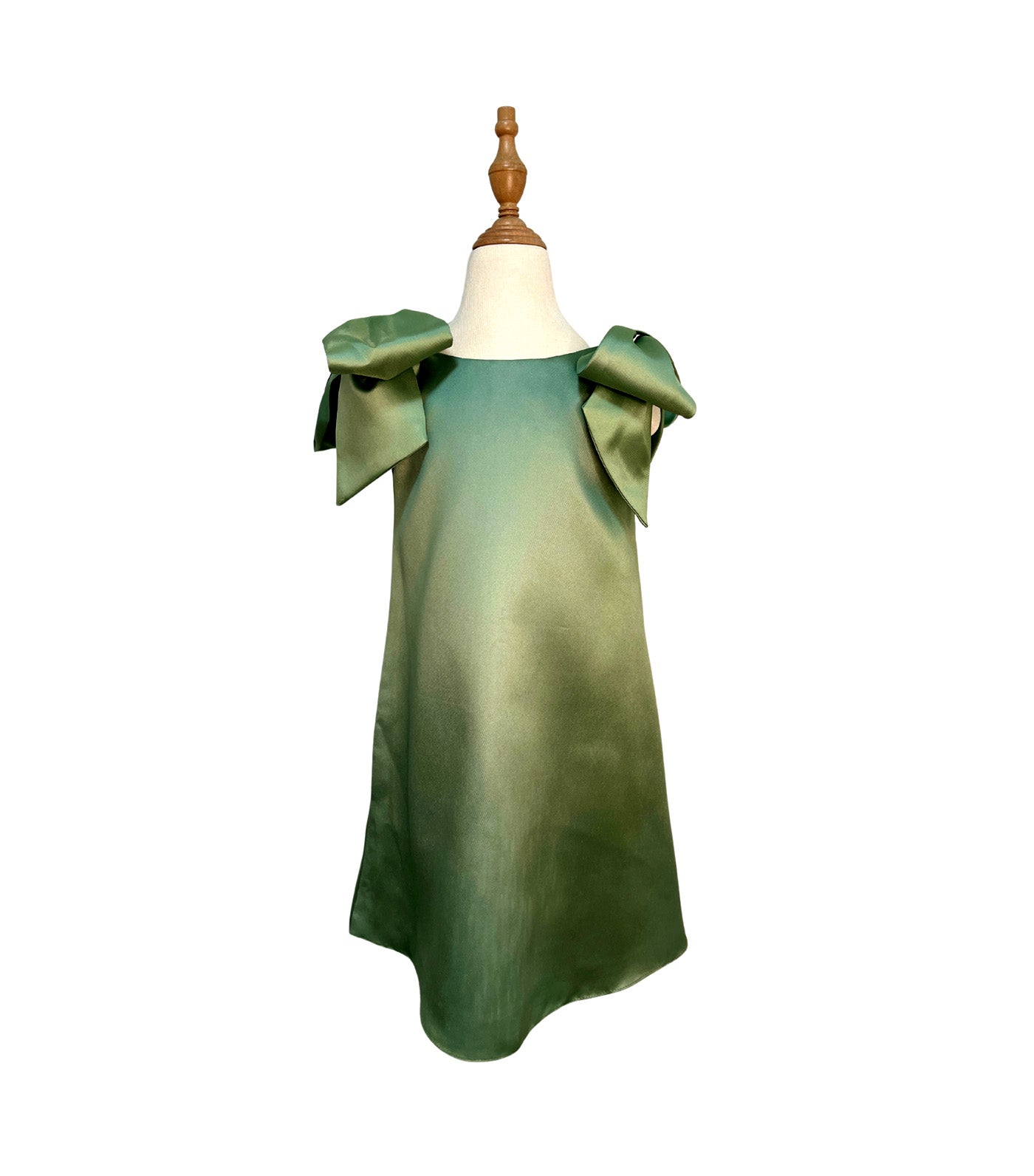 Tiana Mikado Dress Sage Green