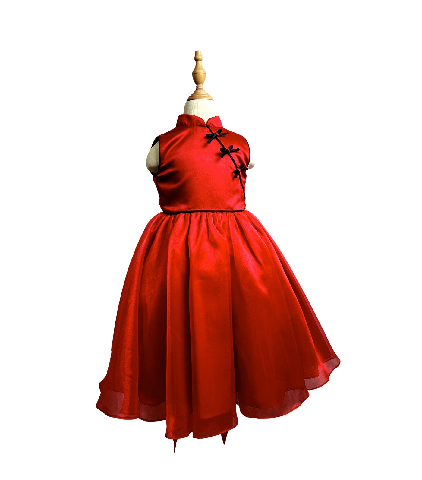 Stella Satin Dress Red