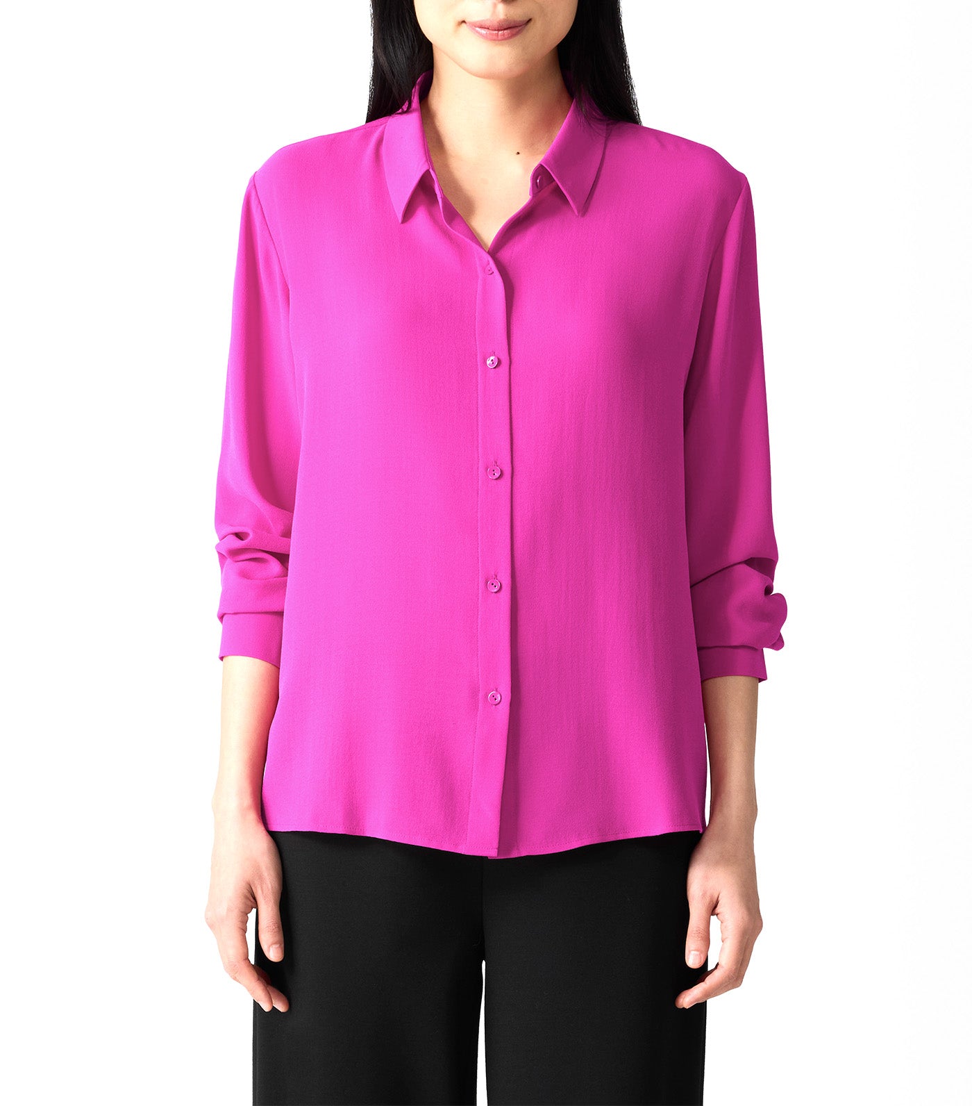 Eileen fisher silk shirts & tops on sale