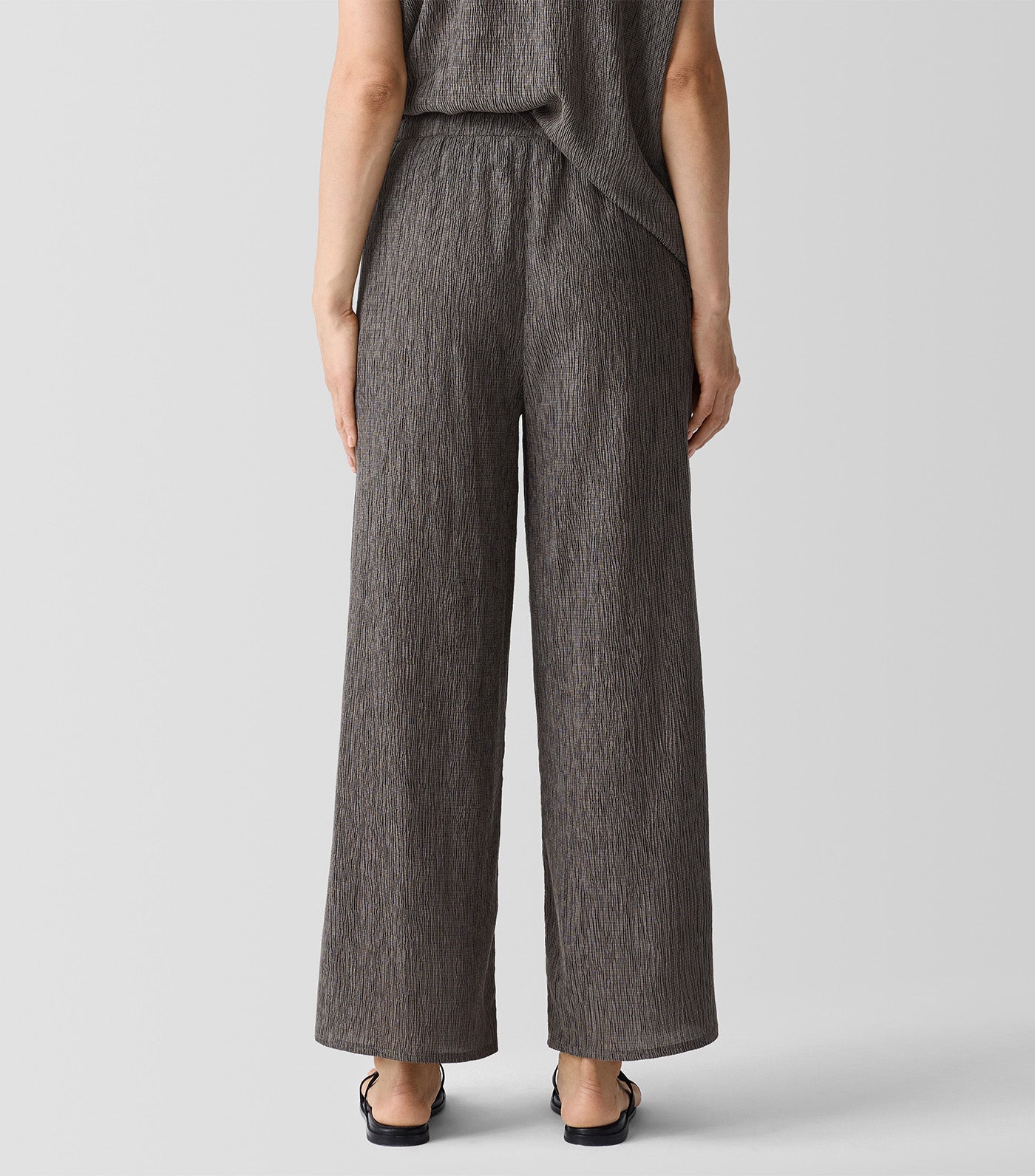 Wide Ankle Pants Taupe