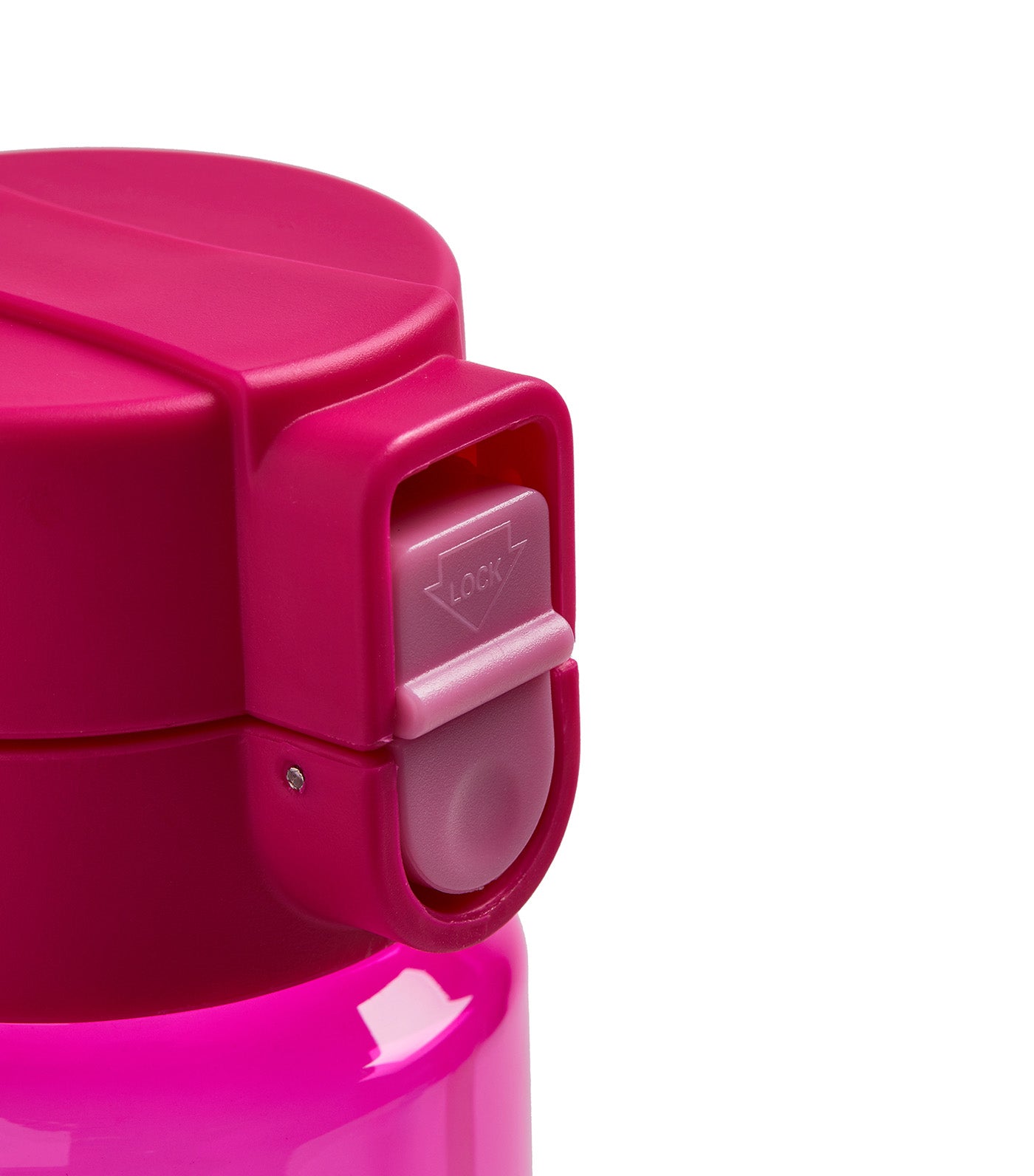 Flip and Clip Water Bottle Pink