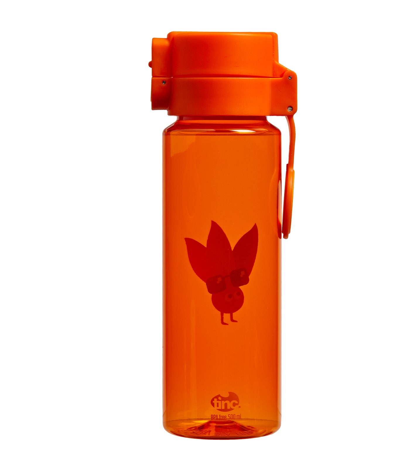 Flip and Clip Water Bottle Orange