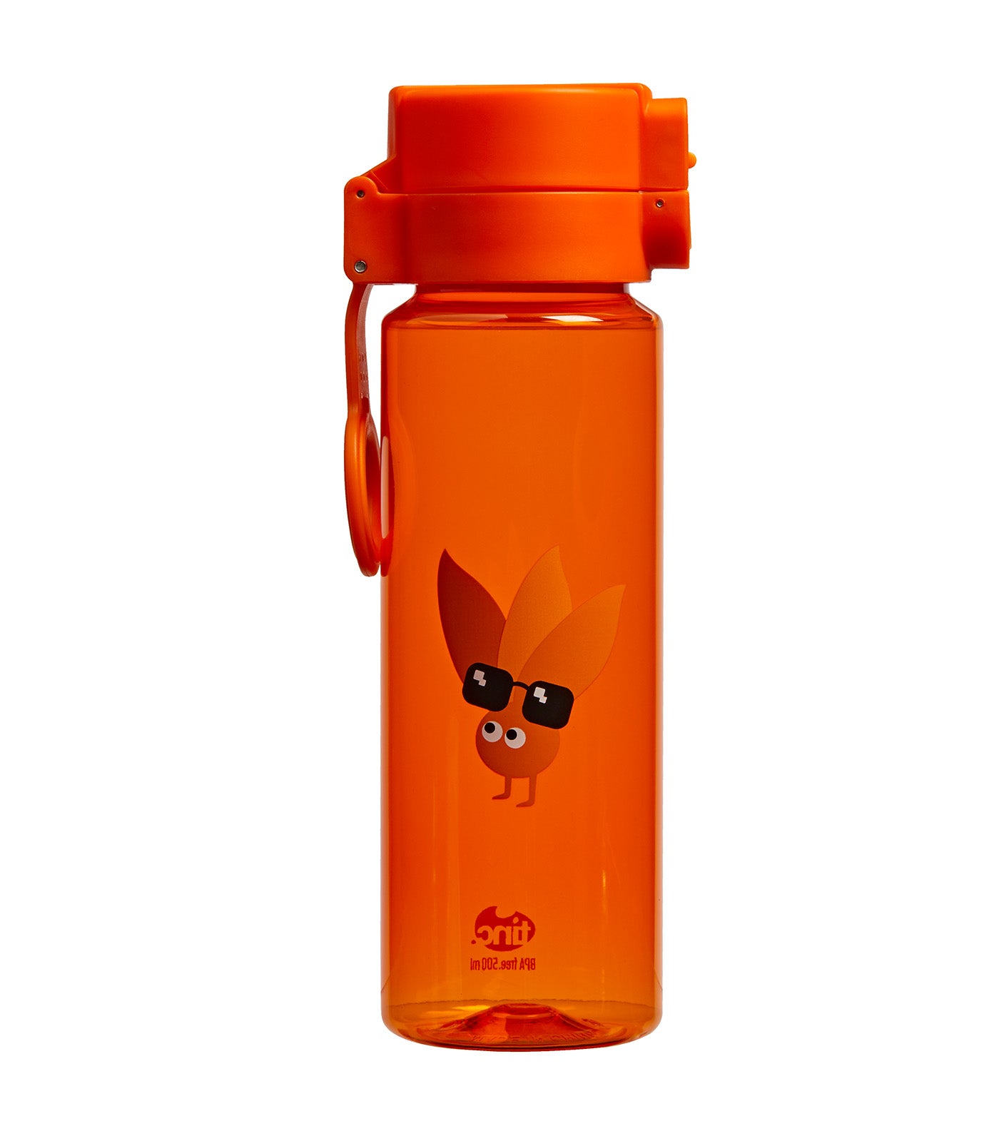 Flip and Clip Water Bottle Orange