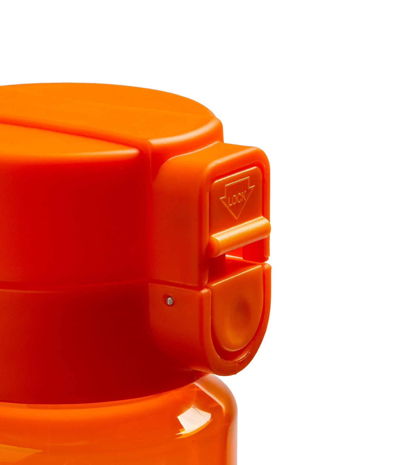 Flip and Clip Water Bottle Orange