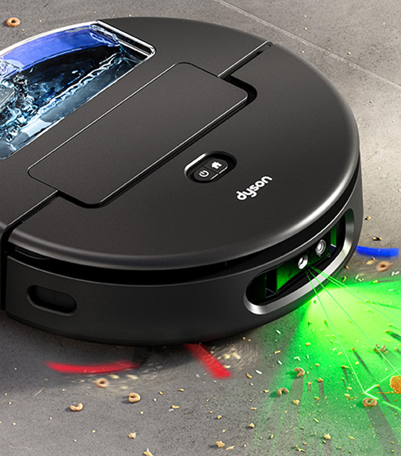 Dyson Spot+Scrub™ AI Robot Vacuum Cleaner Black/Blue