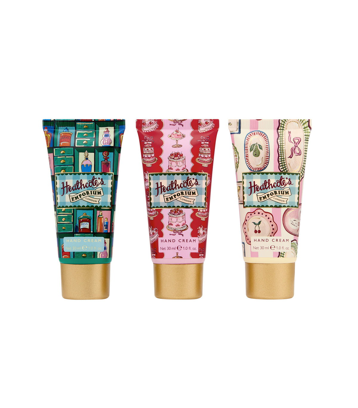Heathcote's Emporium Vintage Fayre Hand Cream Trio
