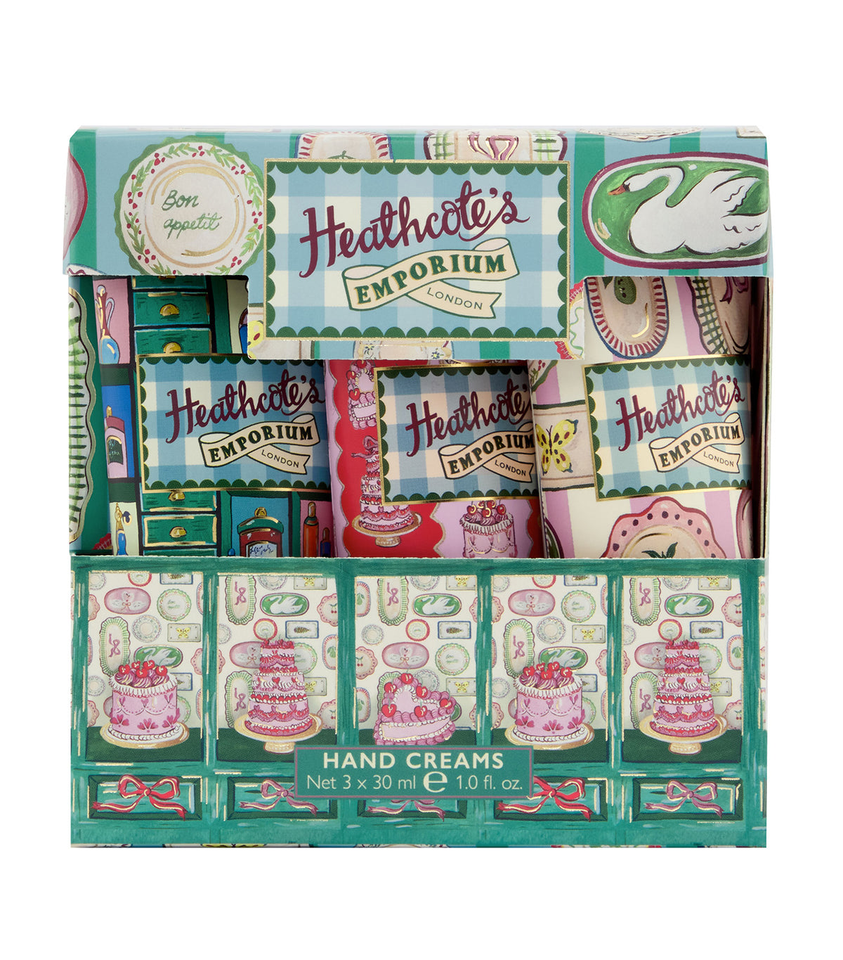 Heathcote's Emporium Vintage Fayre Hand Cream Trio