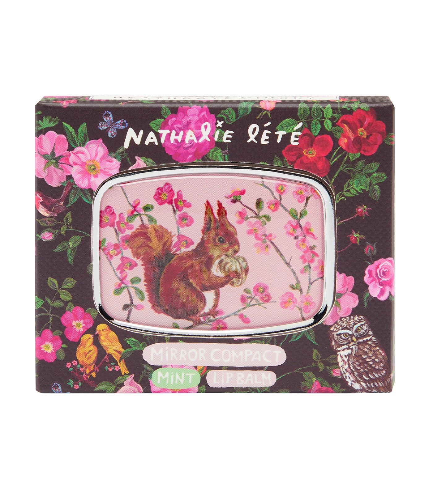 Nathalie Lete Forest Folk Mirror Compact Lip Balm