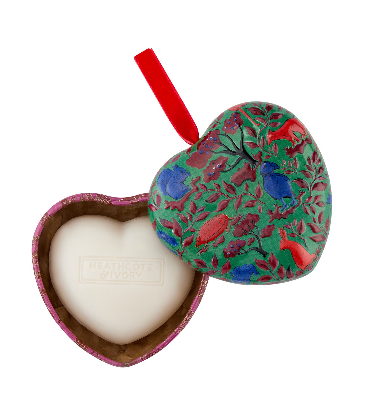 Merry and Wild Scented Soap in Heart Shaped Tin