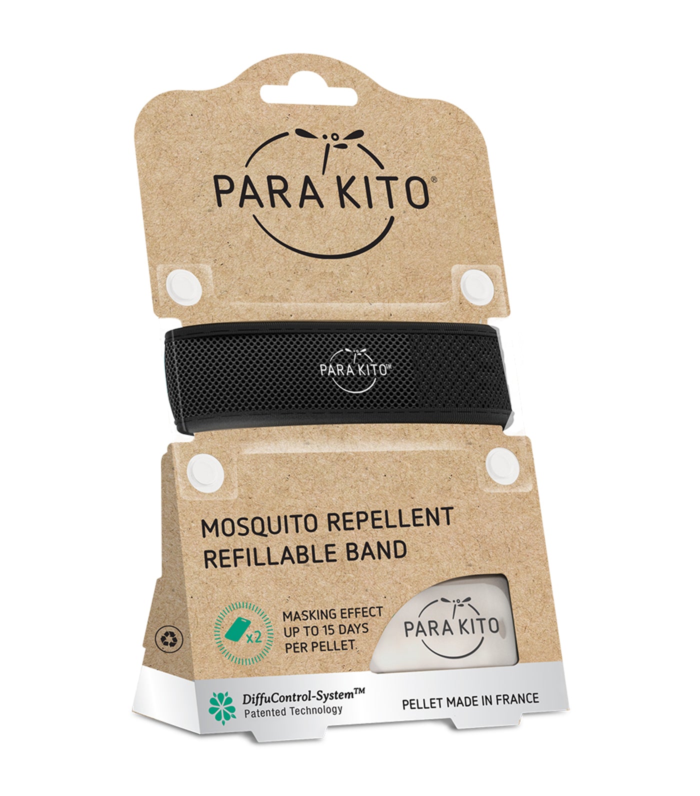 Mosquito Repellant Wristband - Black