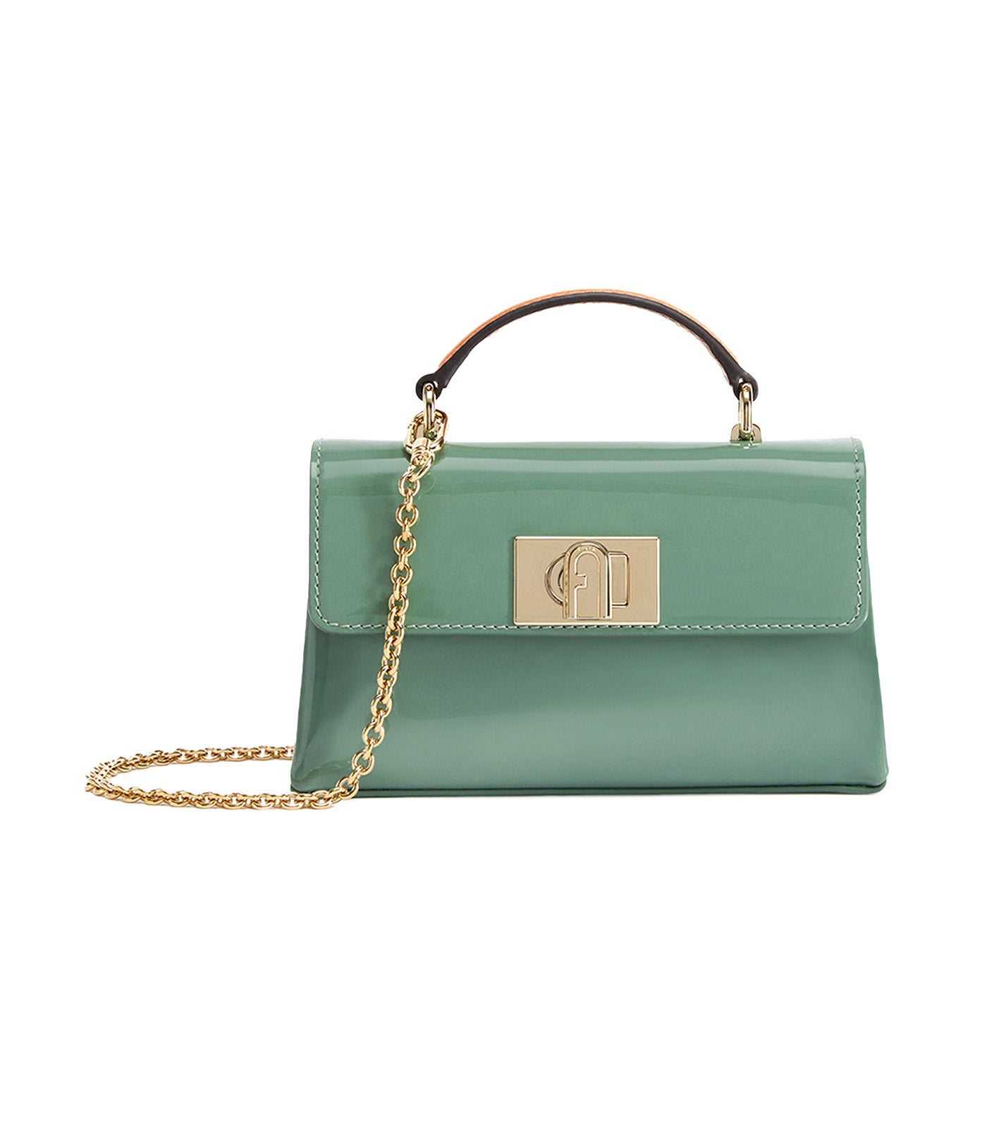 Furla 1927 Mini Crossbody Top Handle Mineral Green