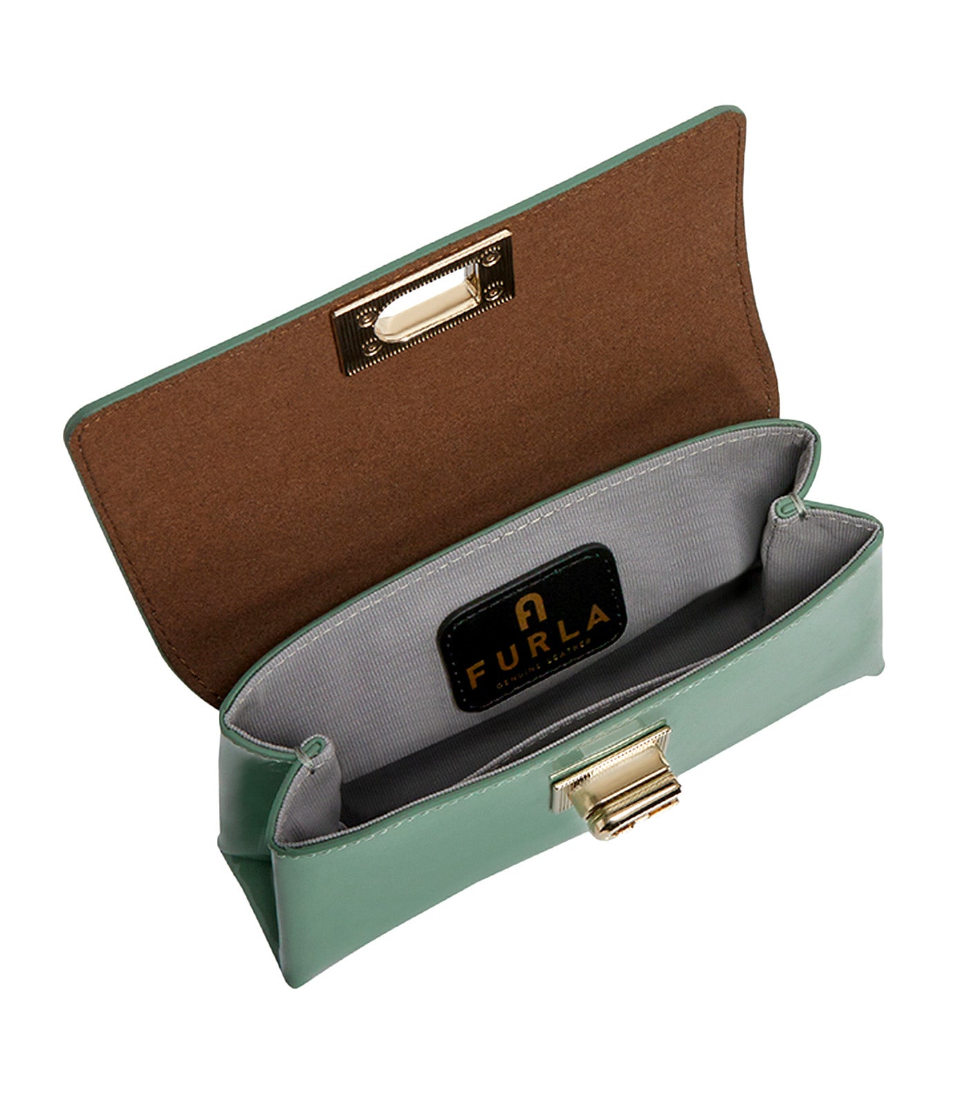 Furla 1927 Mini Crossbody Top Handle Mineral Green