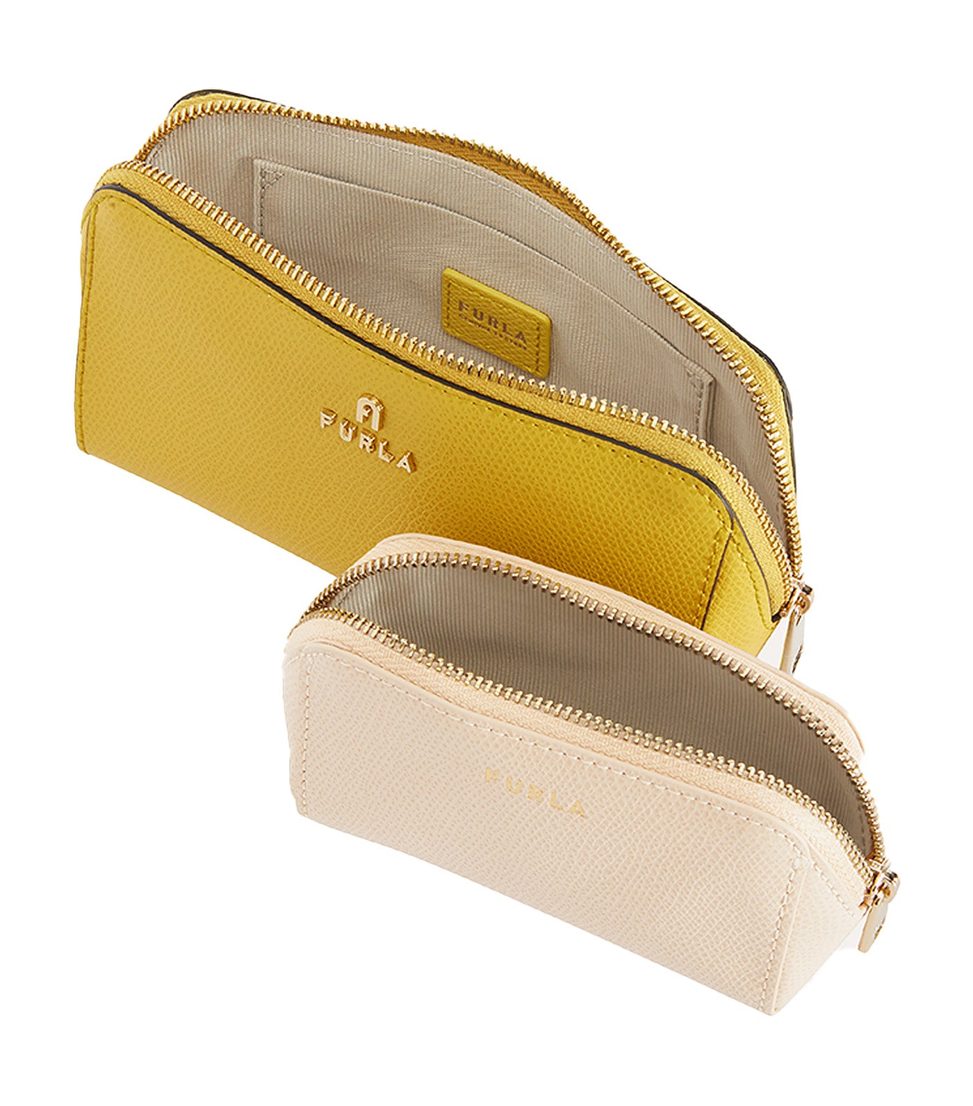 Furla Camelia M Cosmetic Case Set Honey + Ballerina