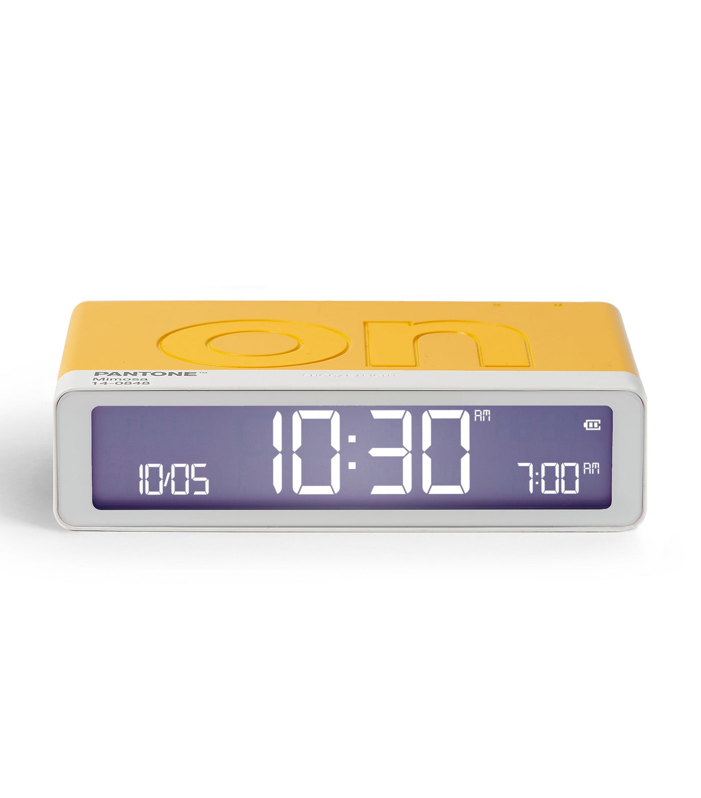 Lexon x PANTONE Flip Classic Alarm Clock Yellow