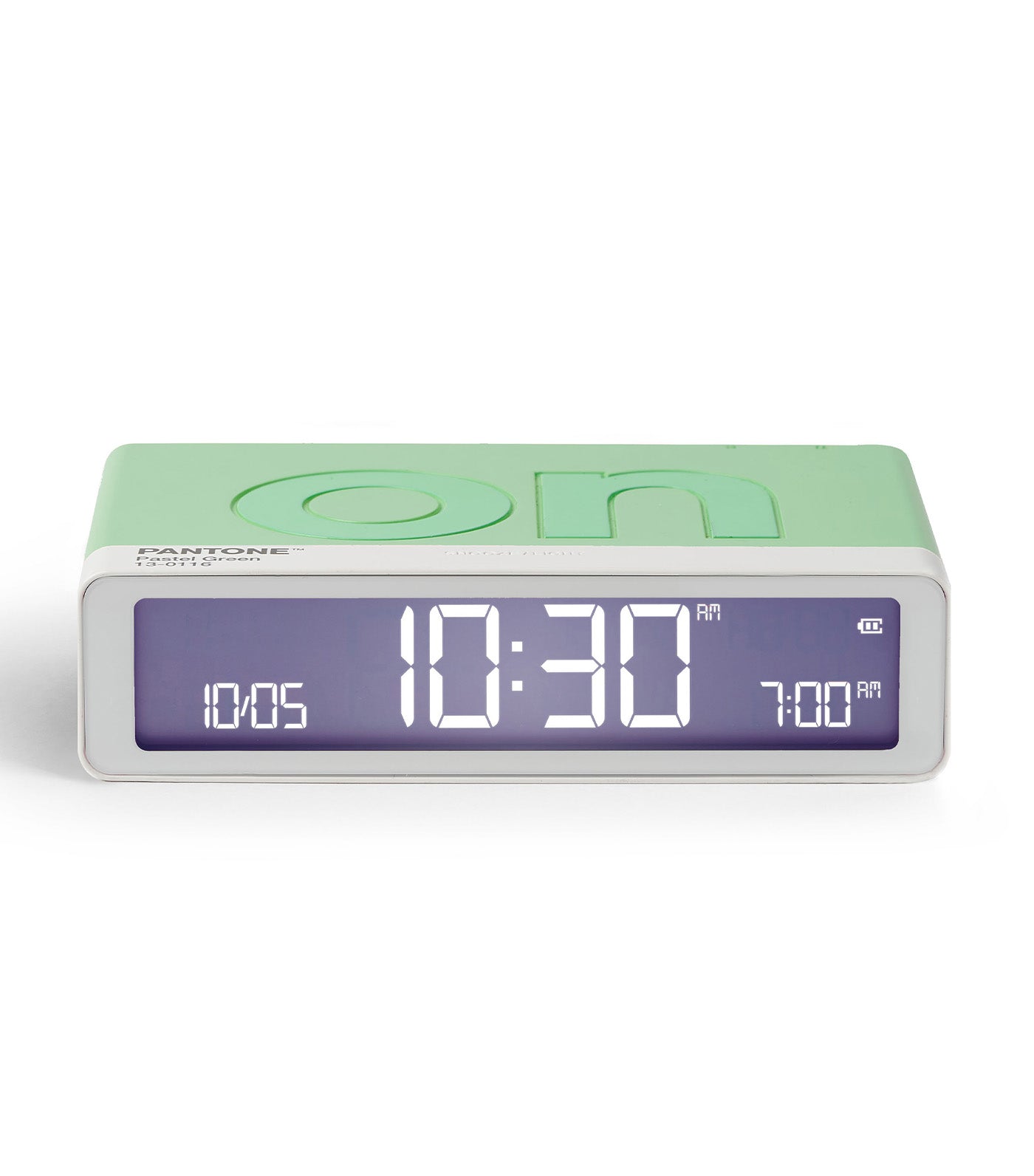 Lexon x PANTONE Flip Classic Alarm Clock Mint