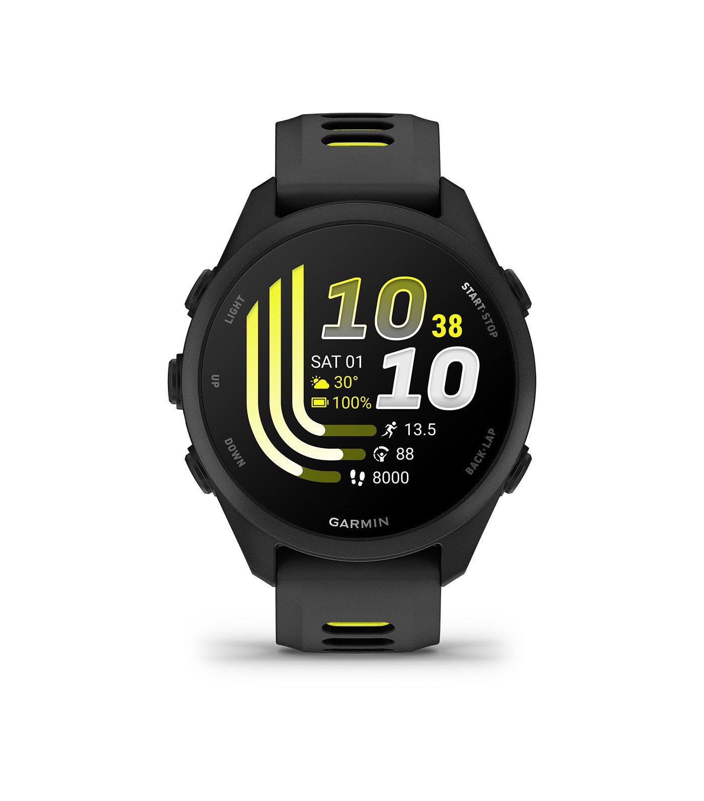 Forerunner 170 Music GPS WIFI Smartwatch Black/Amp Yellow 42mm