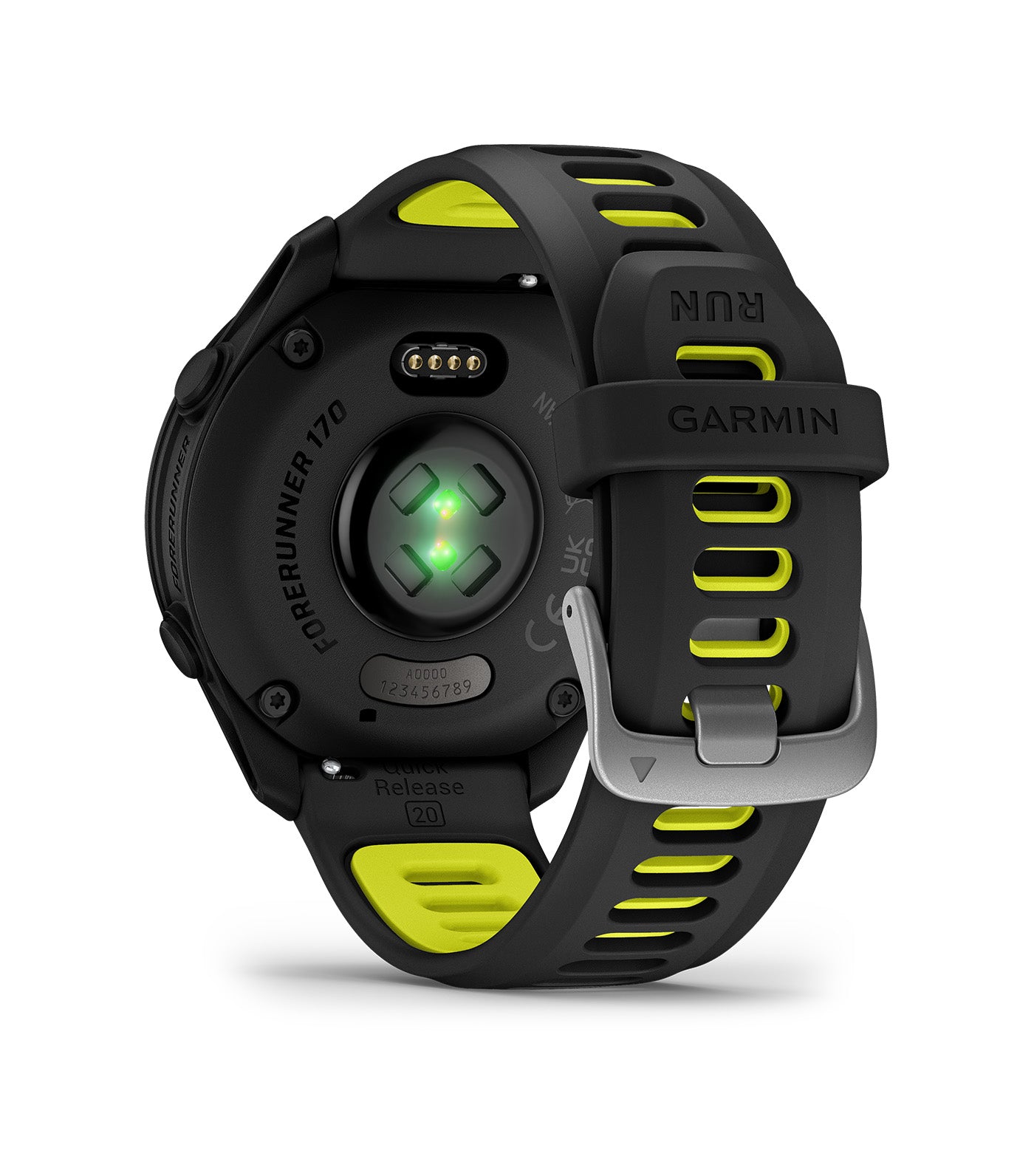 Forerunner 170 Music GPS WIFI Smartwatch Black/Amp Yellow 42mm