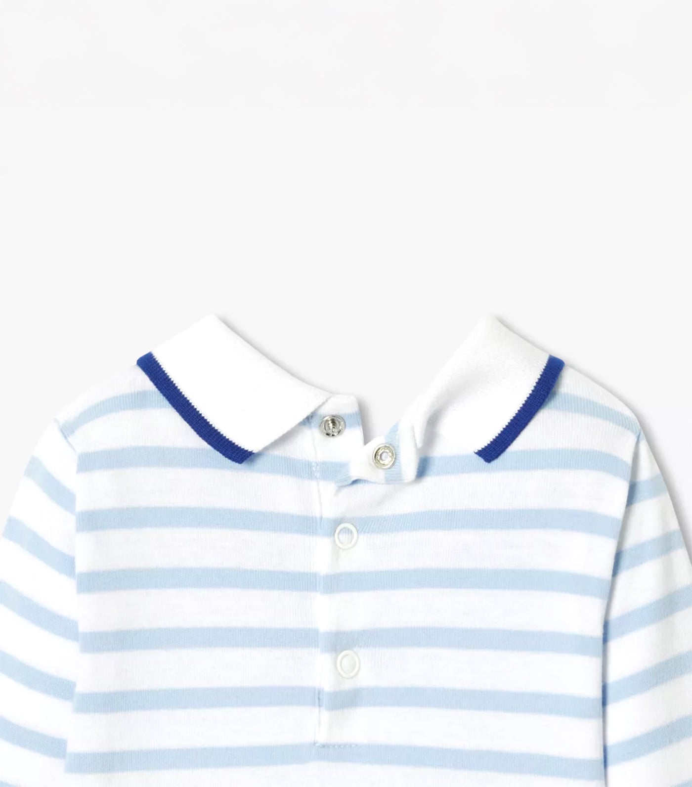 Gaven Onesie Ciel/Blanc