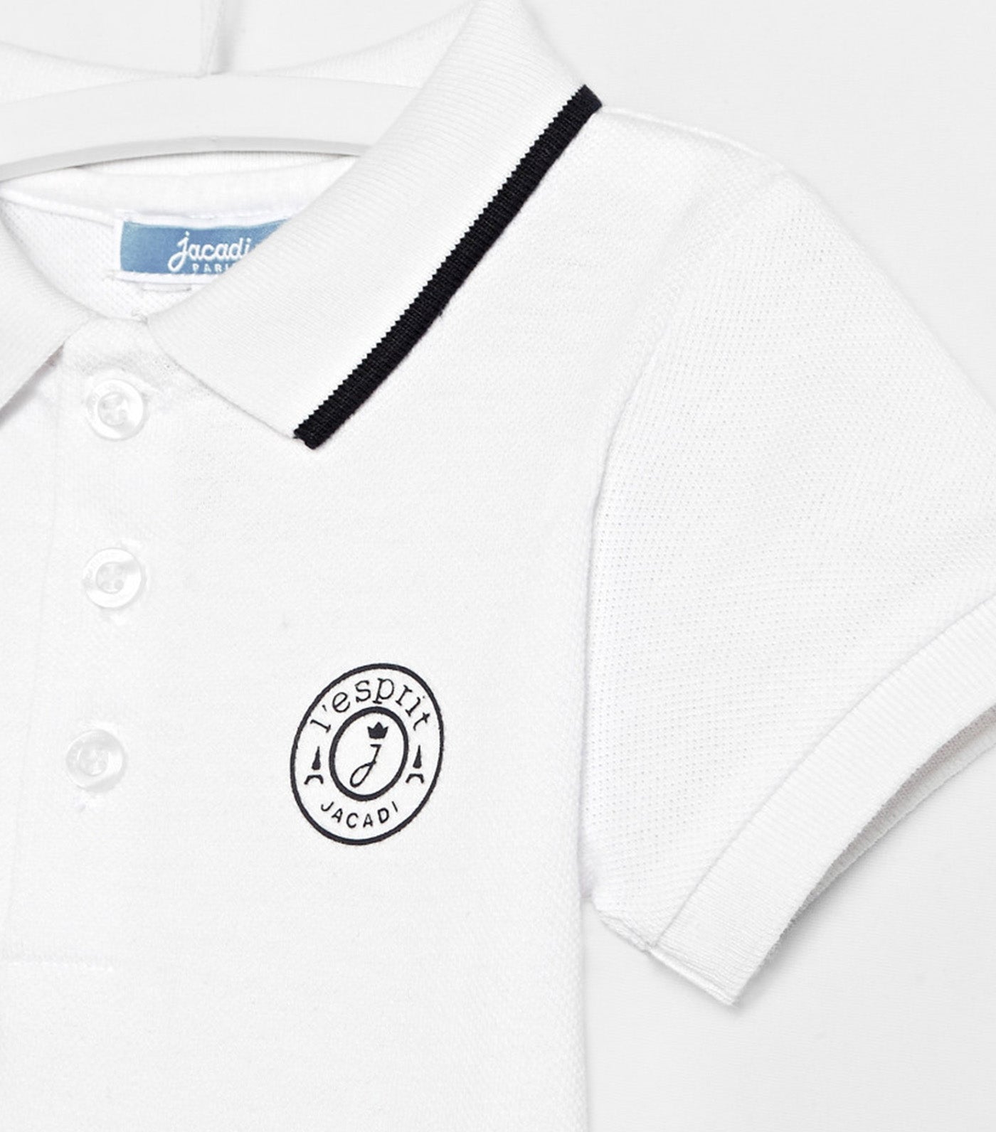 Gero Collared Onesie Blanc