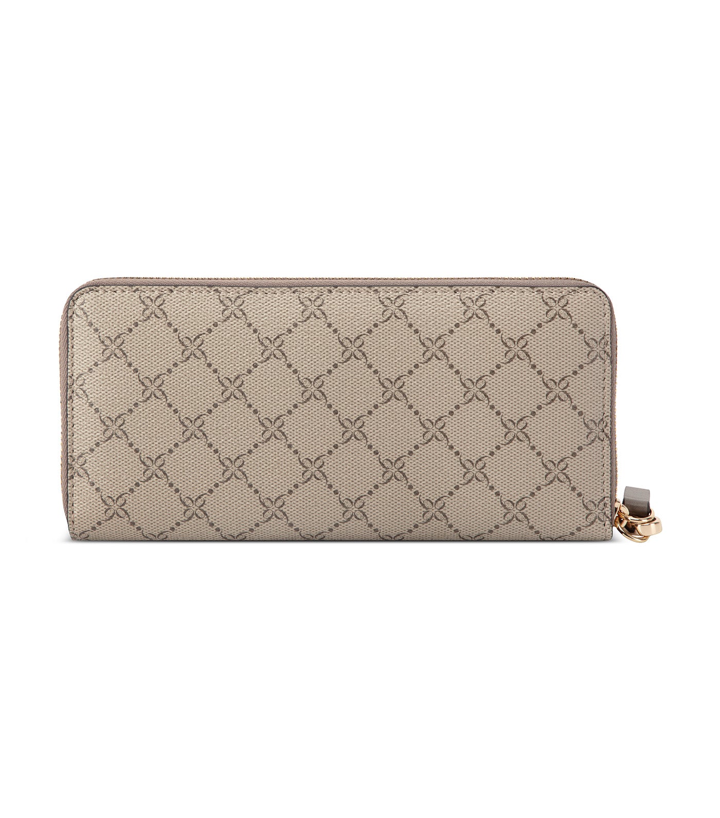 Caireann Zip Around Wrist Wallet Beige Logo/Flint