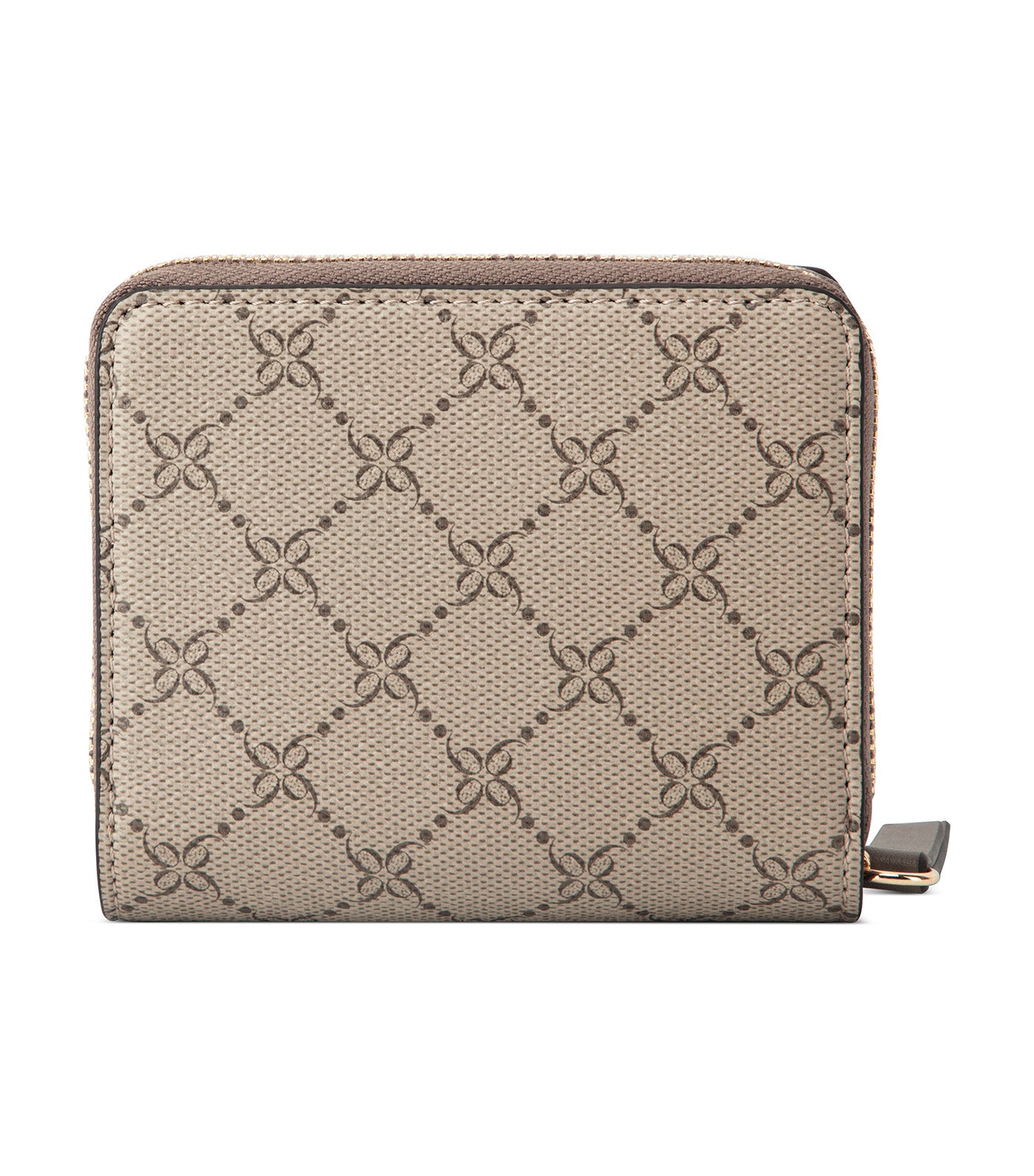 Caireann Small Zip Around Beige Logo/Flint