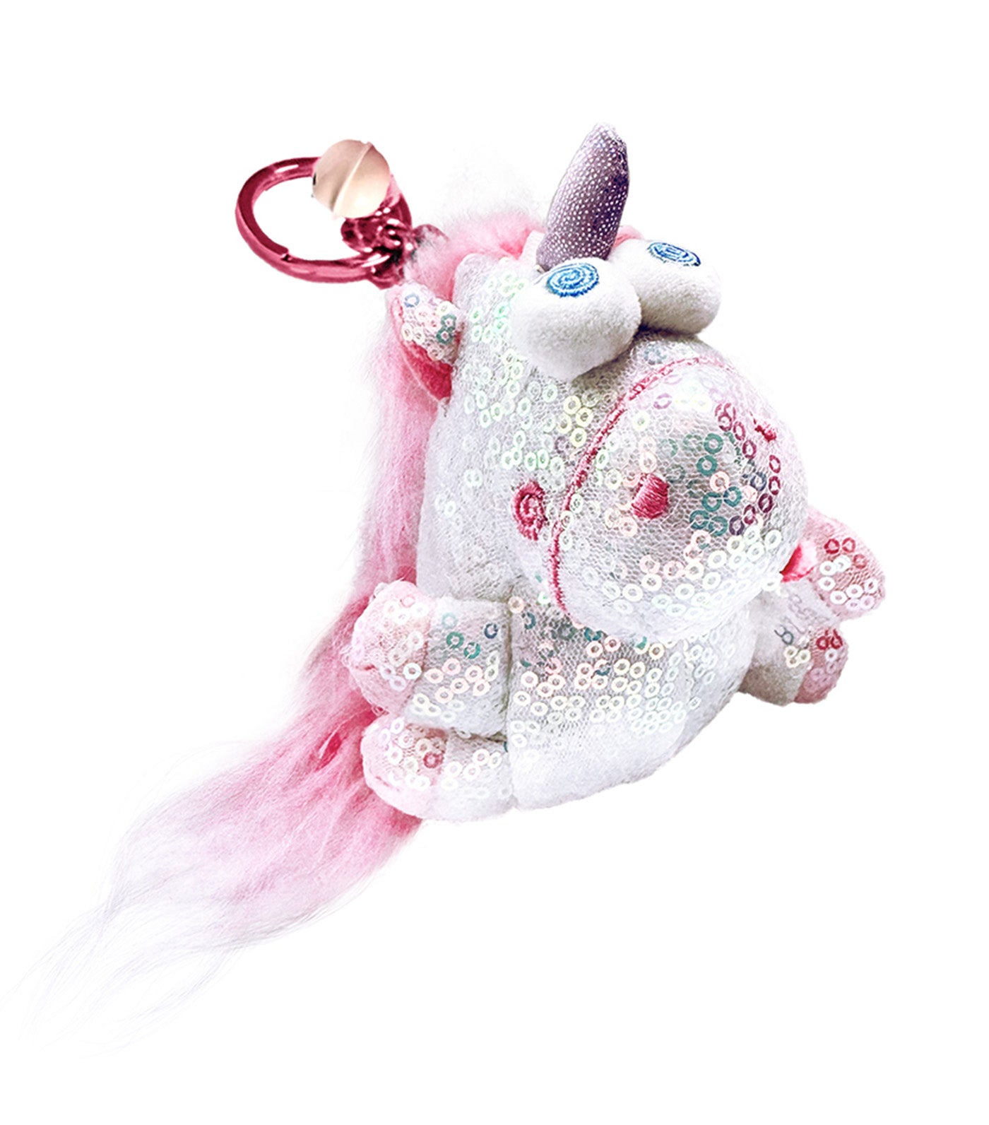 Sequin Unicorn Bagcharm Keychain