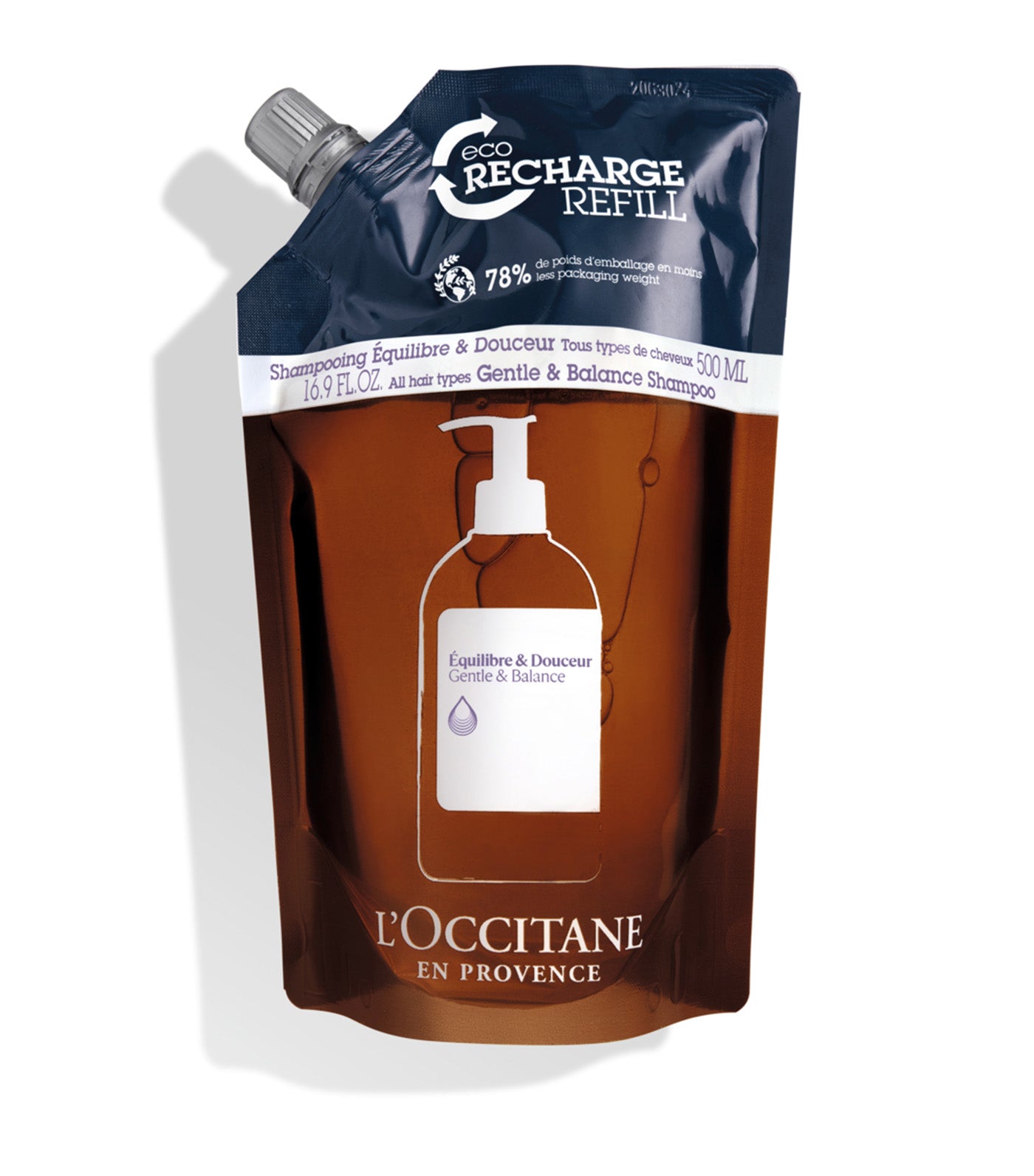 L'Occitane Gentle and Balance Shampoo 500ml Refill