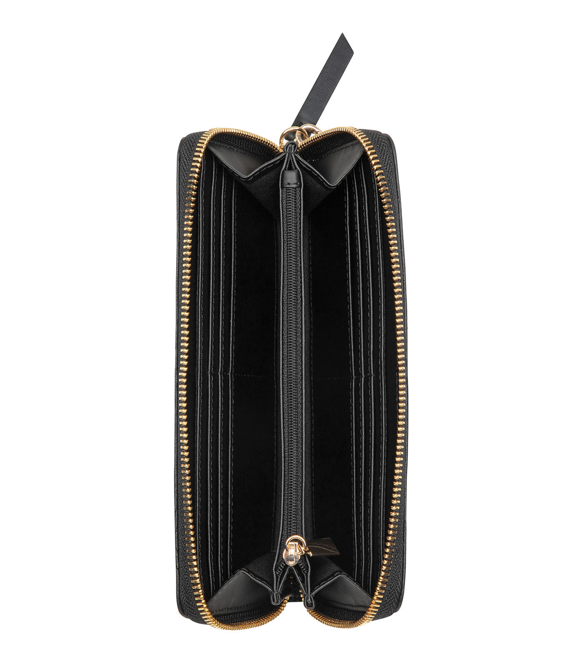 Harland Zip Around Wristlet Wallet Black