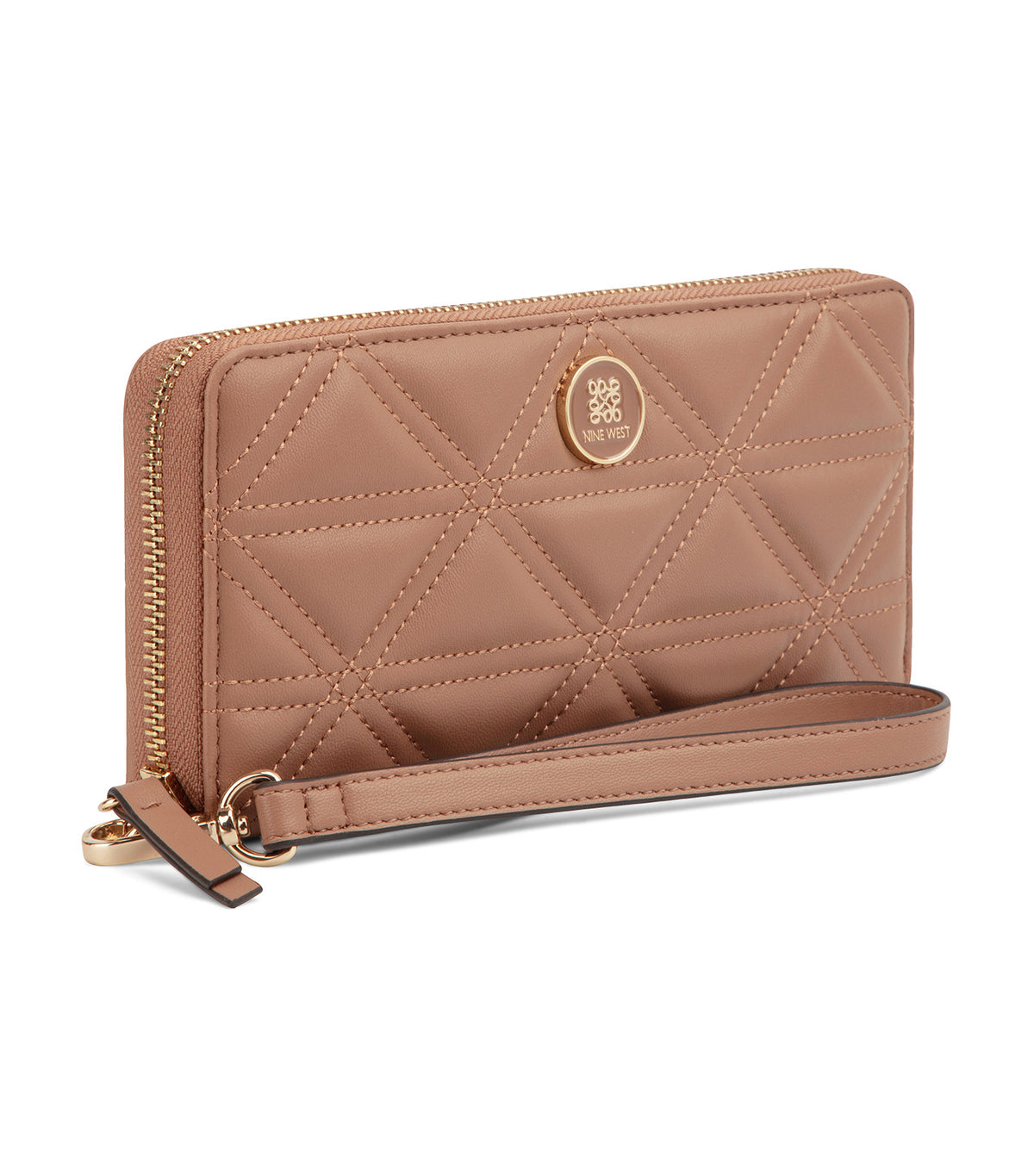 Harland Zip Around Wristlet Wallet Clay