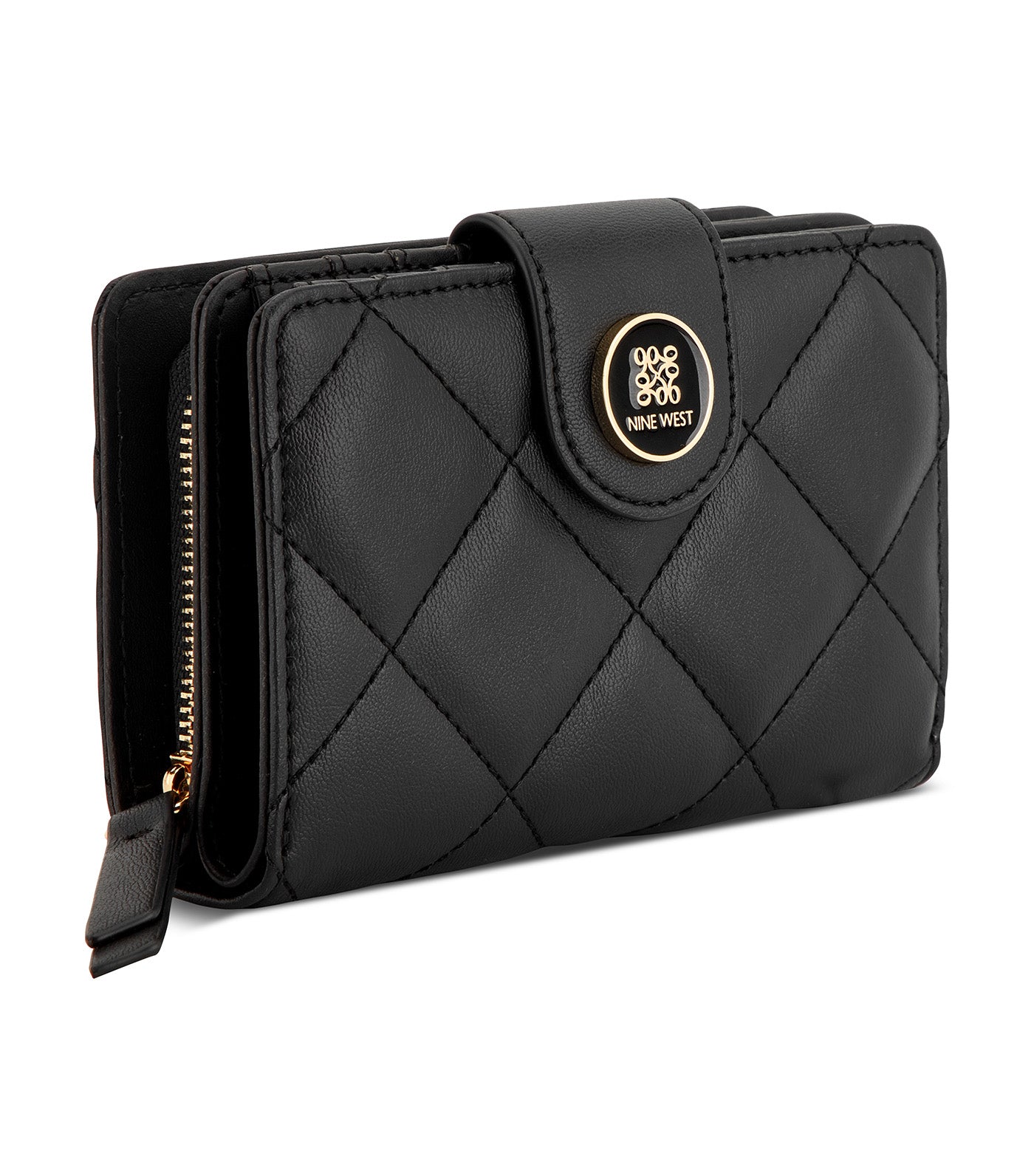 Haleema French Wallet Black