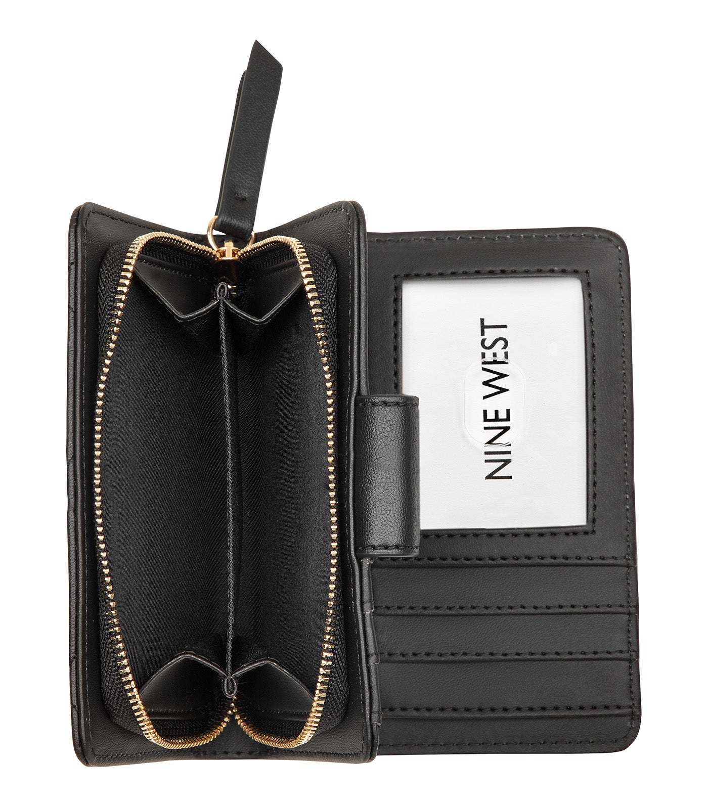 Haleema French Wallet Black