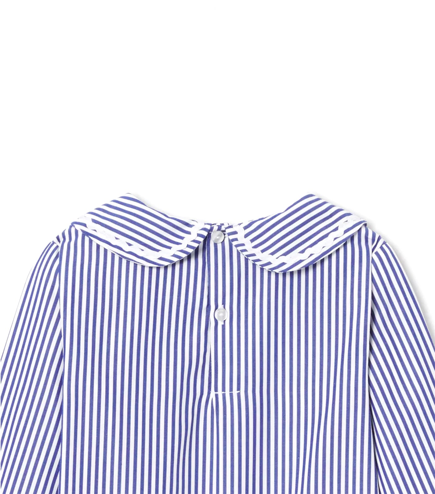 Greta Long Sleeves Blanc/Bleu