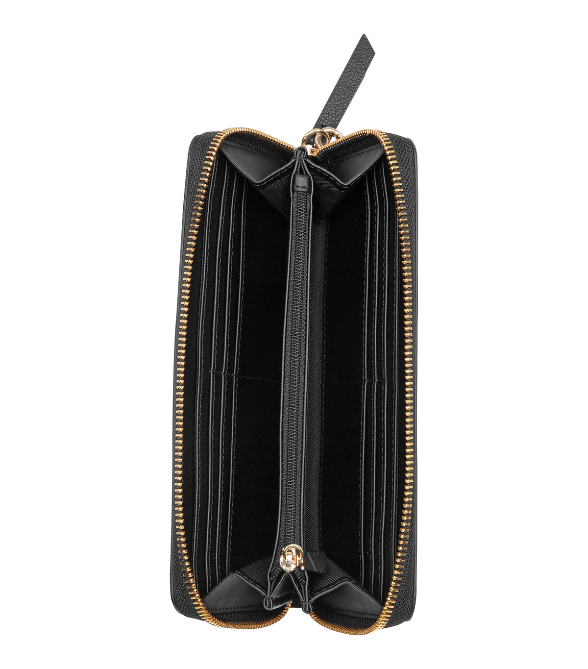 Mary Zip Around Wristlet Wallet Black