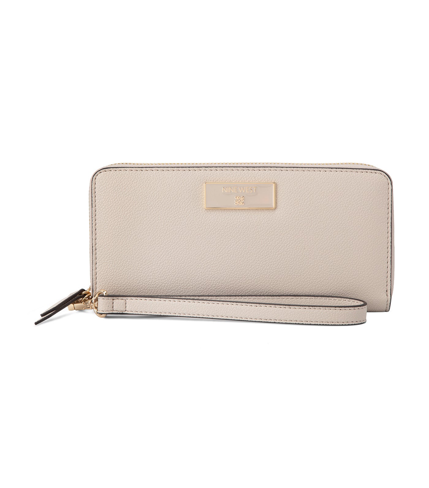 Mary Zip Around Wristlet Wallet Cement