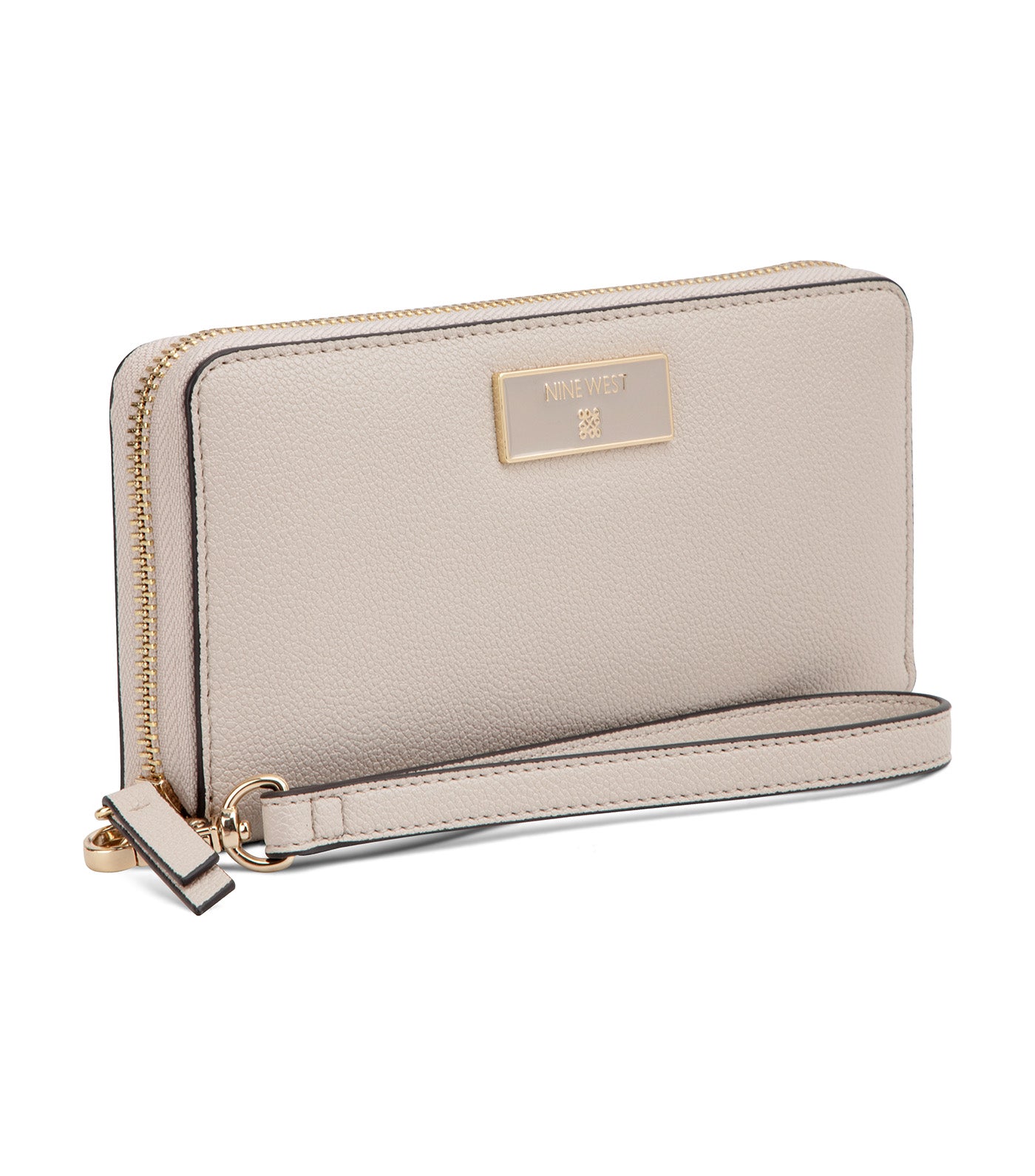 Mary Zip Around Wristlet Wallet Cement