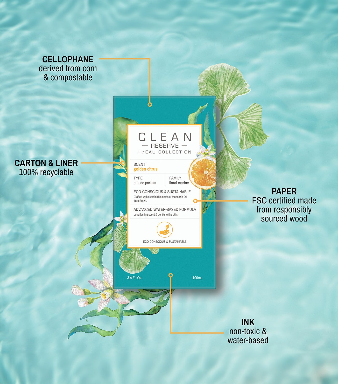 CLEAN RESERVE H2EAU Golden Citrus