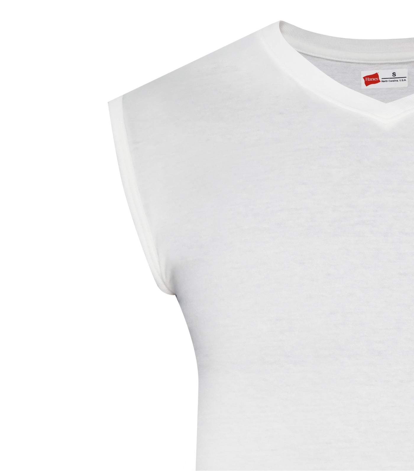 5+1 V-Neck Muscle Tee Multipack White