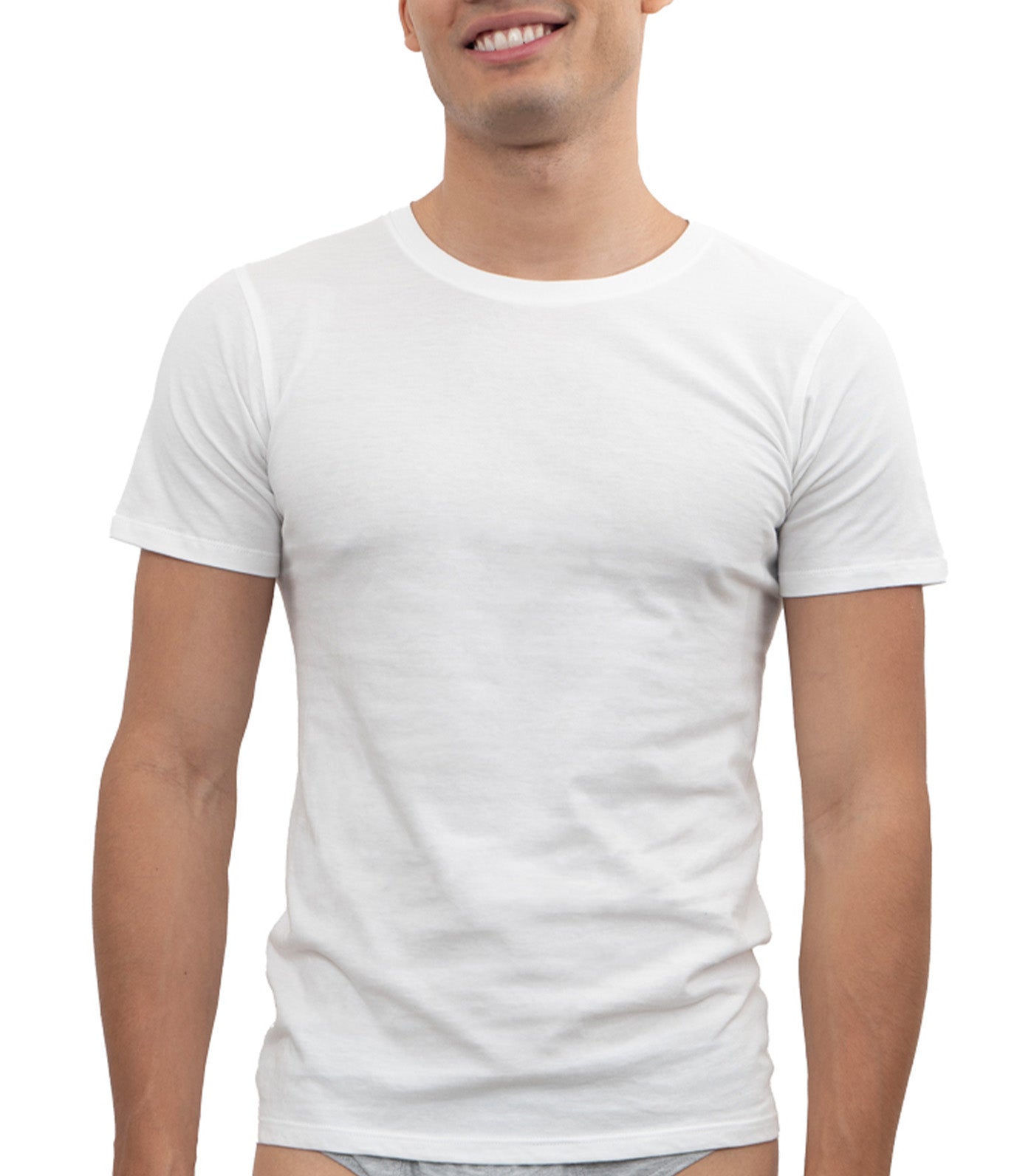 Hanes 3-Pack Slim Fit Round Neck T-Shirt White