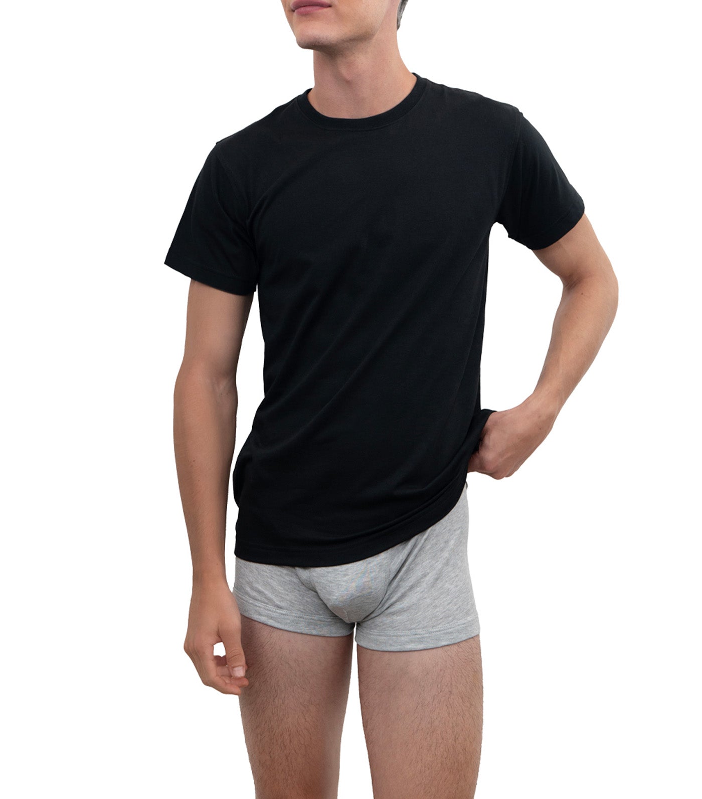 Hanes 3-Pack Easy Fit Round Neck T-Shirt Black 