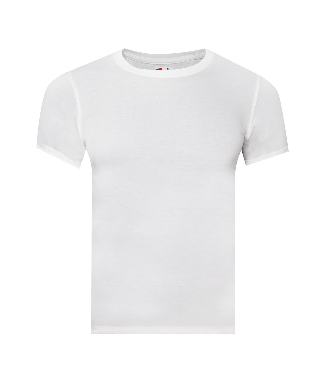 5+1 Fit Round Neck T-Shirt Multipack White