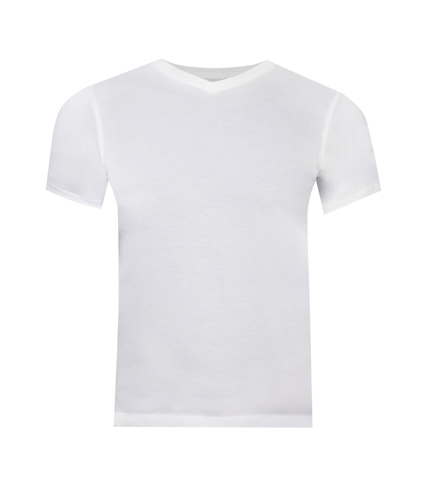 5+1 Fit High V-Neck T-Shirt Multipack White