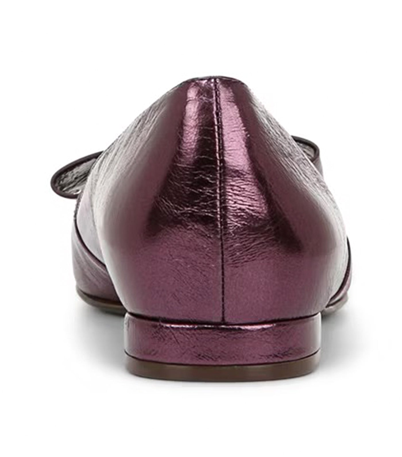 Havana Bow Flat Deep Plum Leather