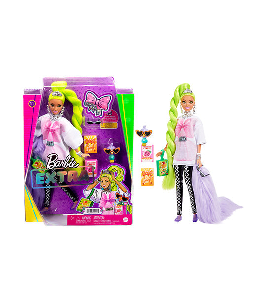 Neon Green Hair Doll