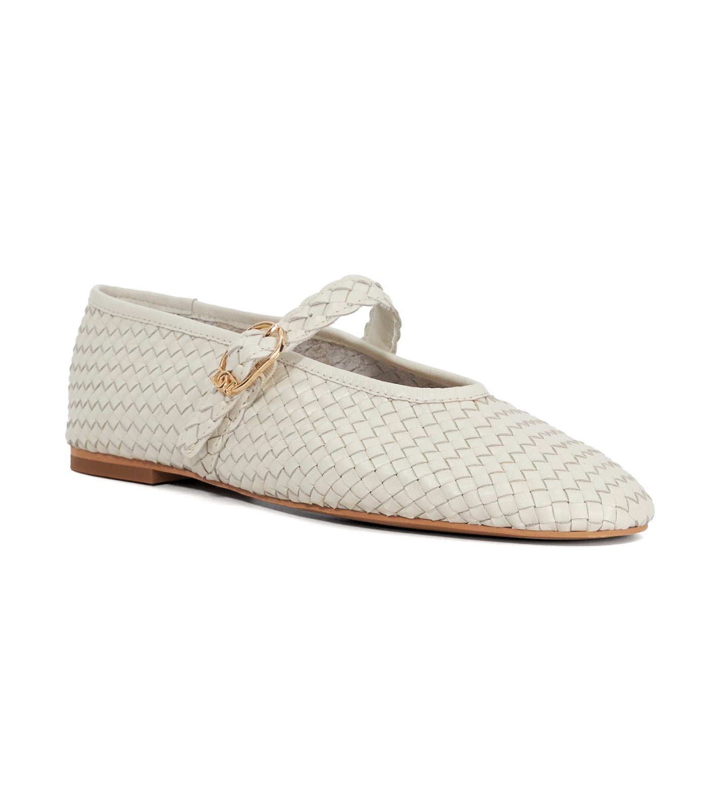 Dune London Headline Mary Jane Ecru