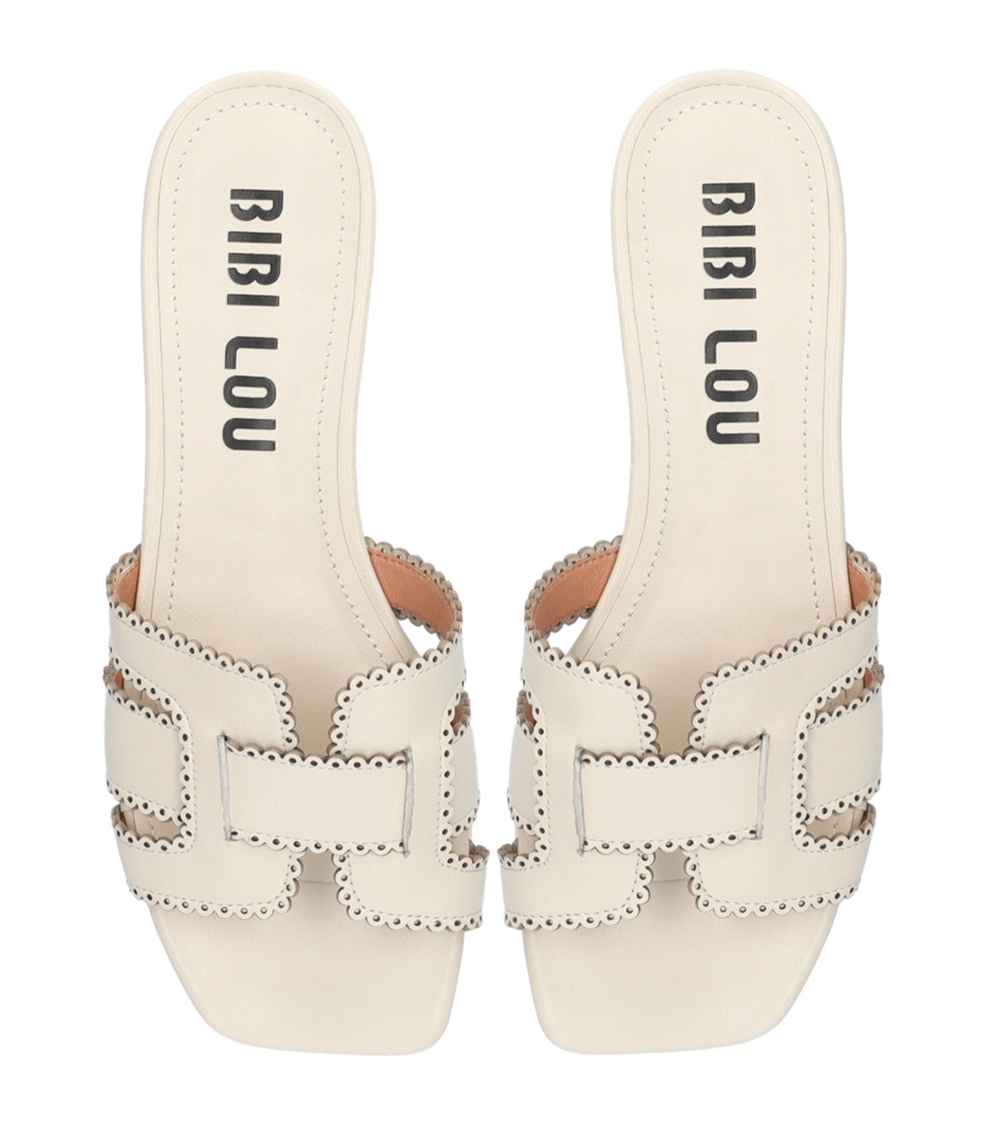 Bibi Lou Holly Flat Sandals White