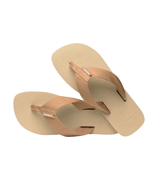 Urban Basic Material Flip Flops Sand Gray