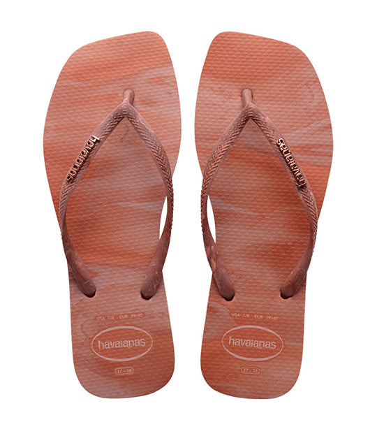 Havaianas Slim Square Trendy Flip Flops Pau Brasil Rustan s