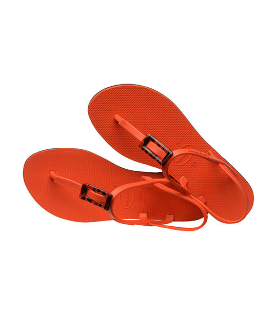 You Paraty Buckle Turtle Sandals Sunset Orange