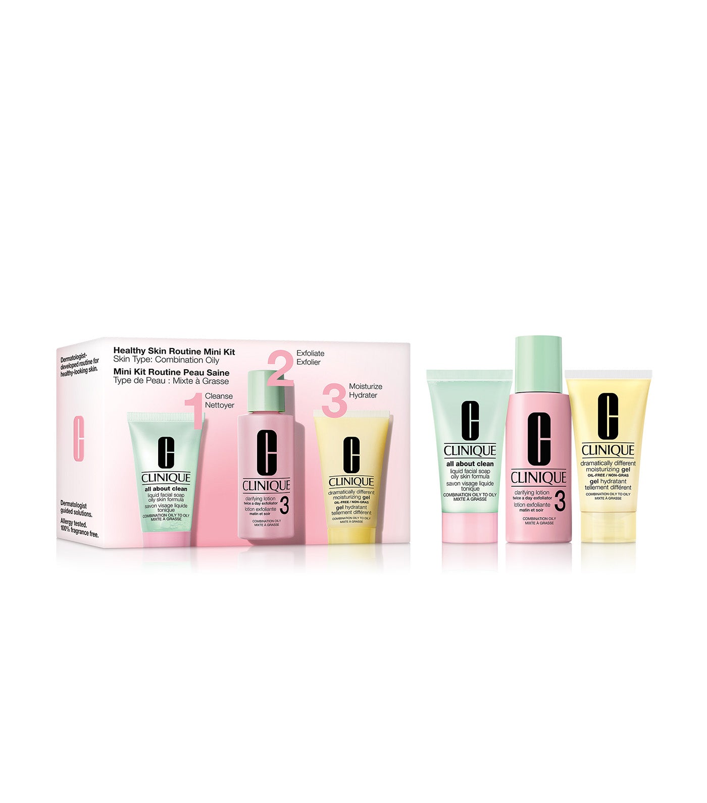 Healthy Skin Routine Mini 3-Step Kit For Oily Skin