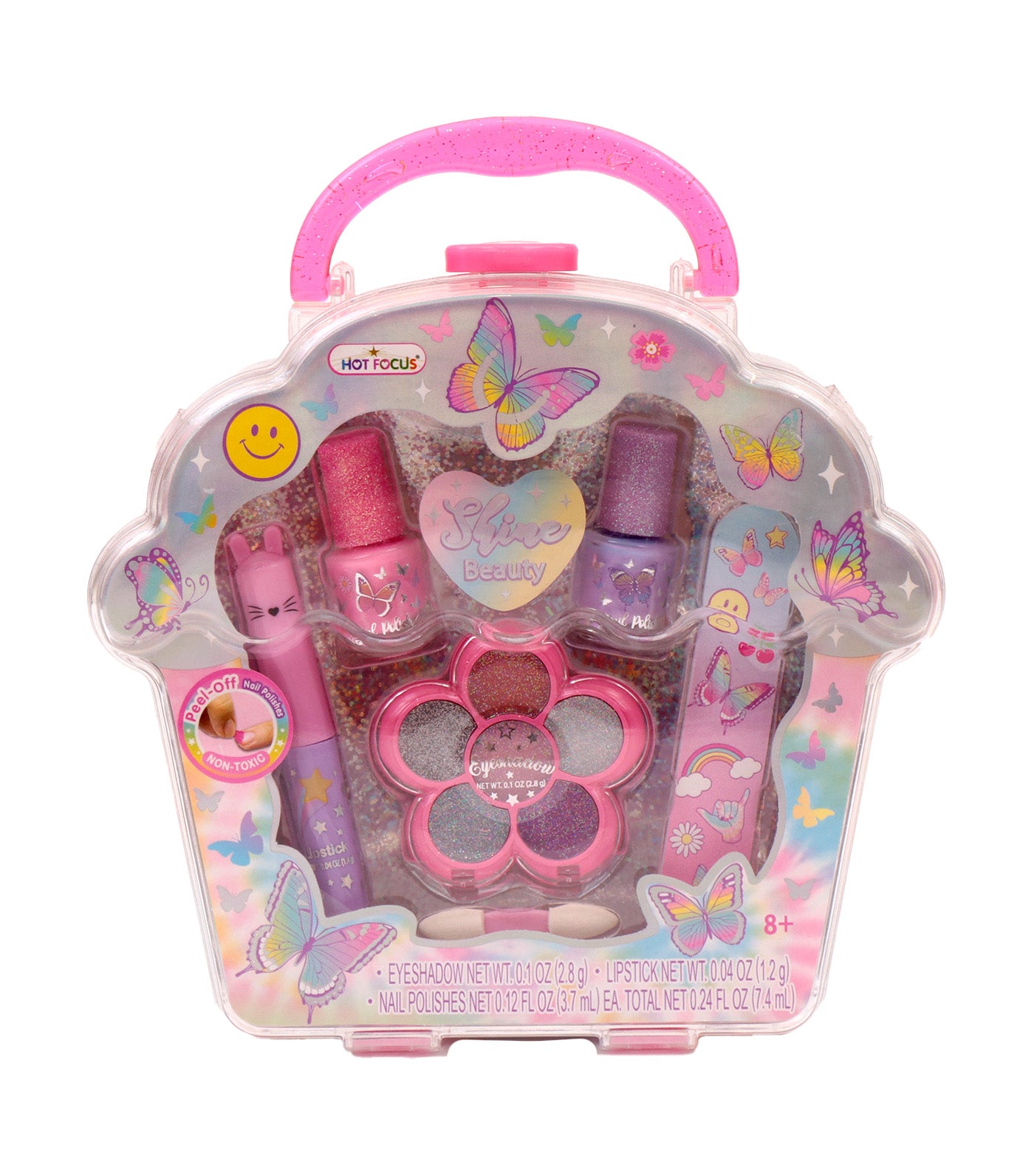 Tie Dye Butterfly Shine Cosmetics Set